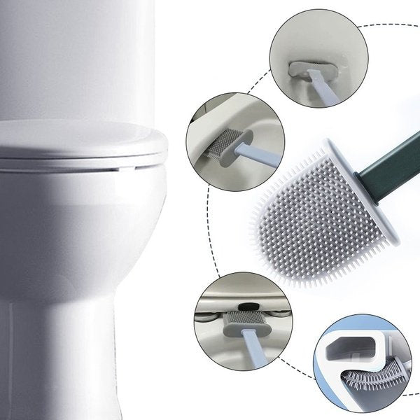 Deep-cleaning Silicone Toilet Brush