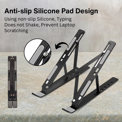 PORTABLE ALUMINUM LAPTOP STAND