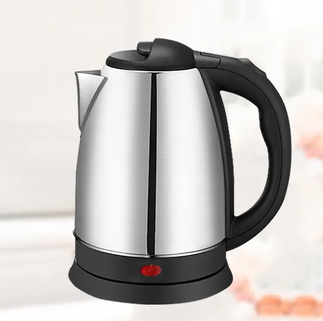 Automatic Electric Kettle Stainless Steel Body 2 Liters 1500 Watts 1-Year Warranty