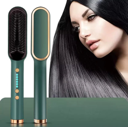 2-in-1 Hair Styling Comb Straightener Hair Brush