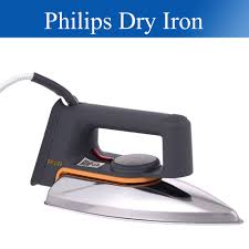 (High-Quality) Phillips Non-Stick Light-Weight Iron | Classic Dry Iron | 2-Year Warranty